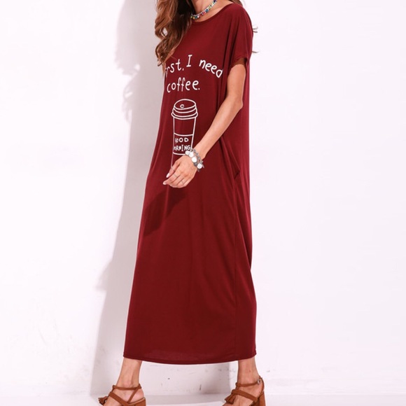 First I Need Coffee Dress - Picture 2 of 8